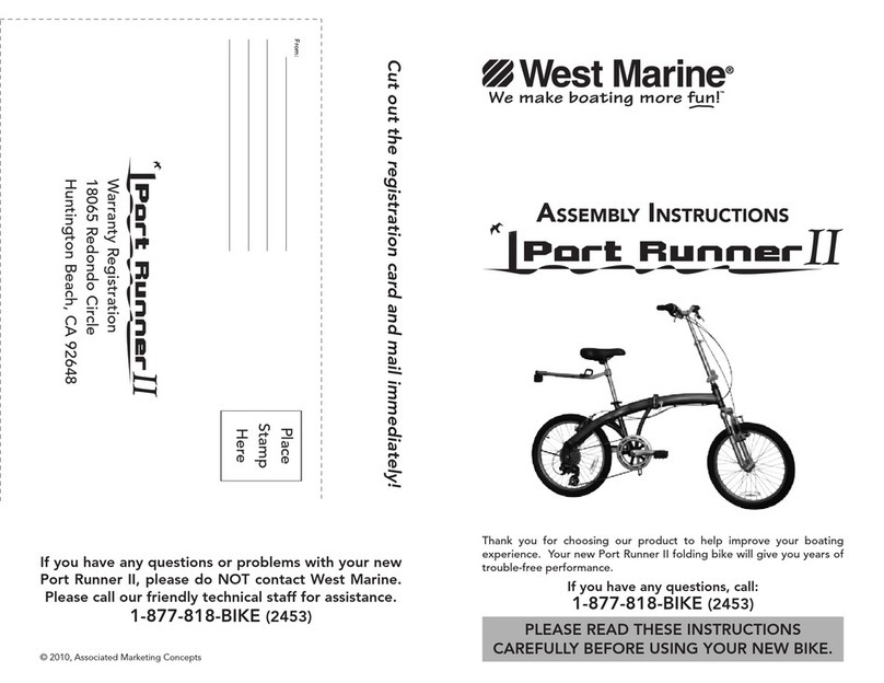 West Marine Port Runner II Assembly instructions