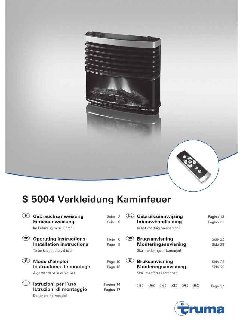 Truma Ultraheat S 5004 Operating instructions and installation instructions Truma Ultraheat S 5004 Operating instructions and installation instructions