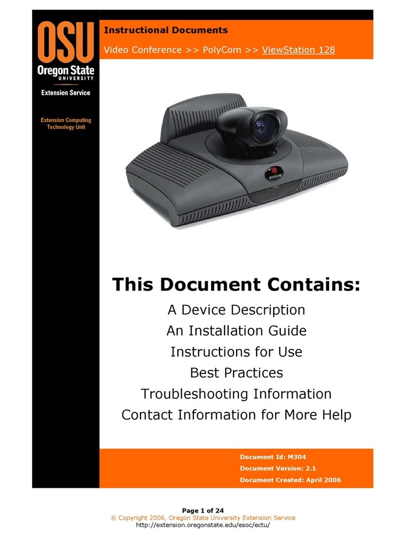 Polycom Viewstation 128 User manual