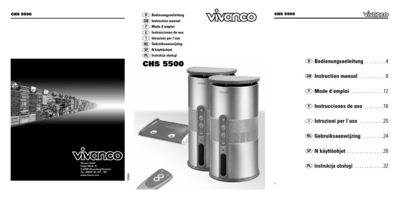 Vivanco CHS 5500 instruction manual