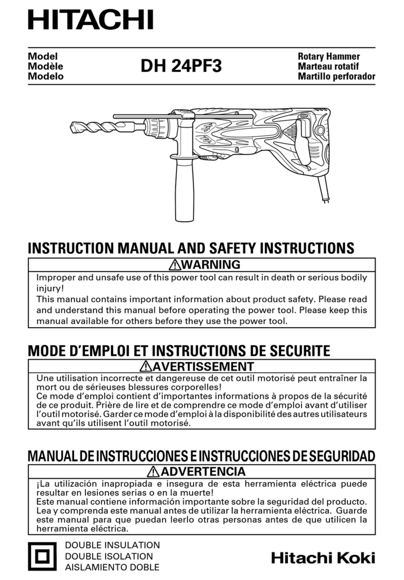 Hitachi DH24PF3 Operator's manual