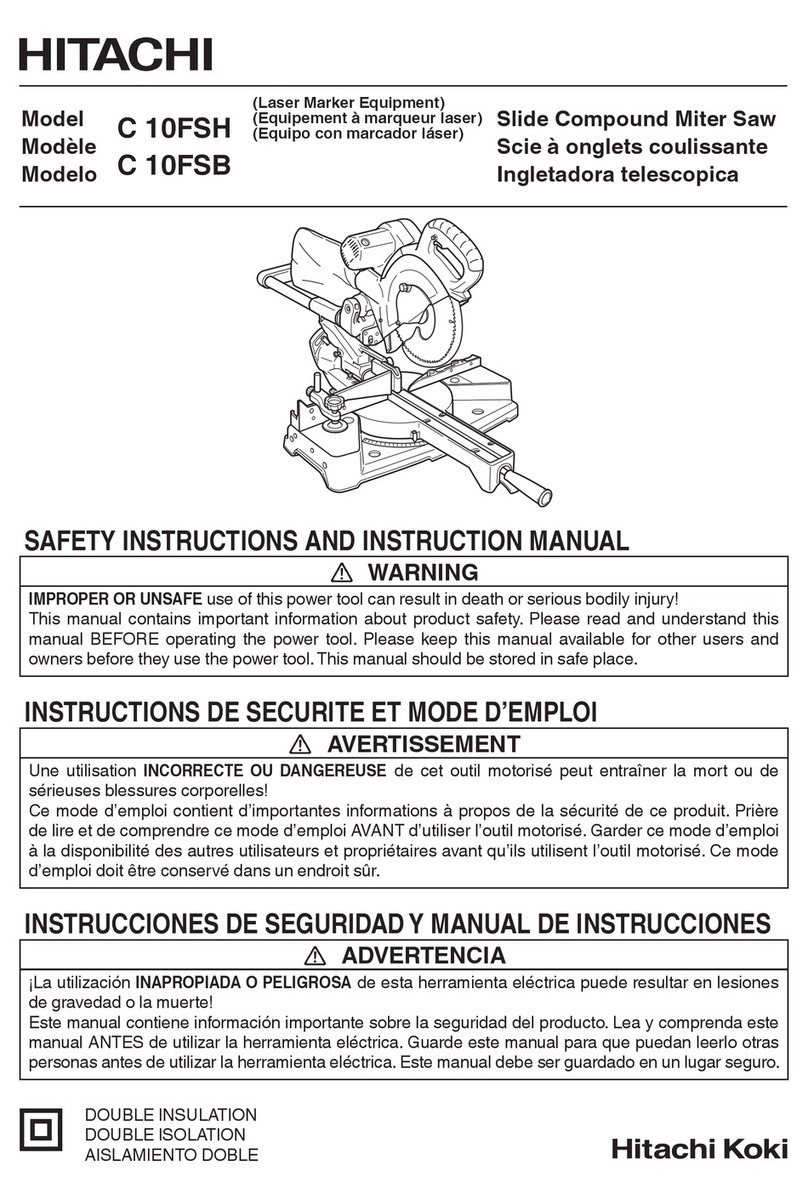 Hitachi C 10FSH Troubleshooting guide