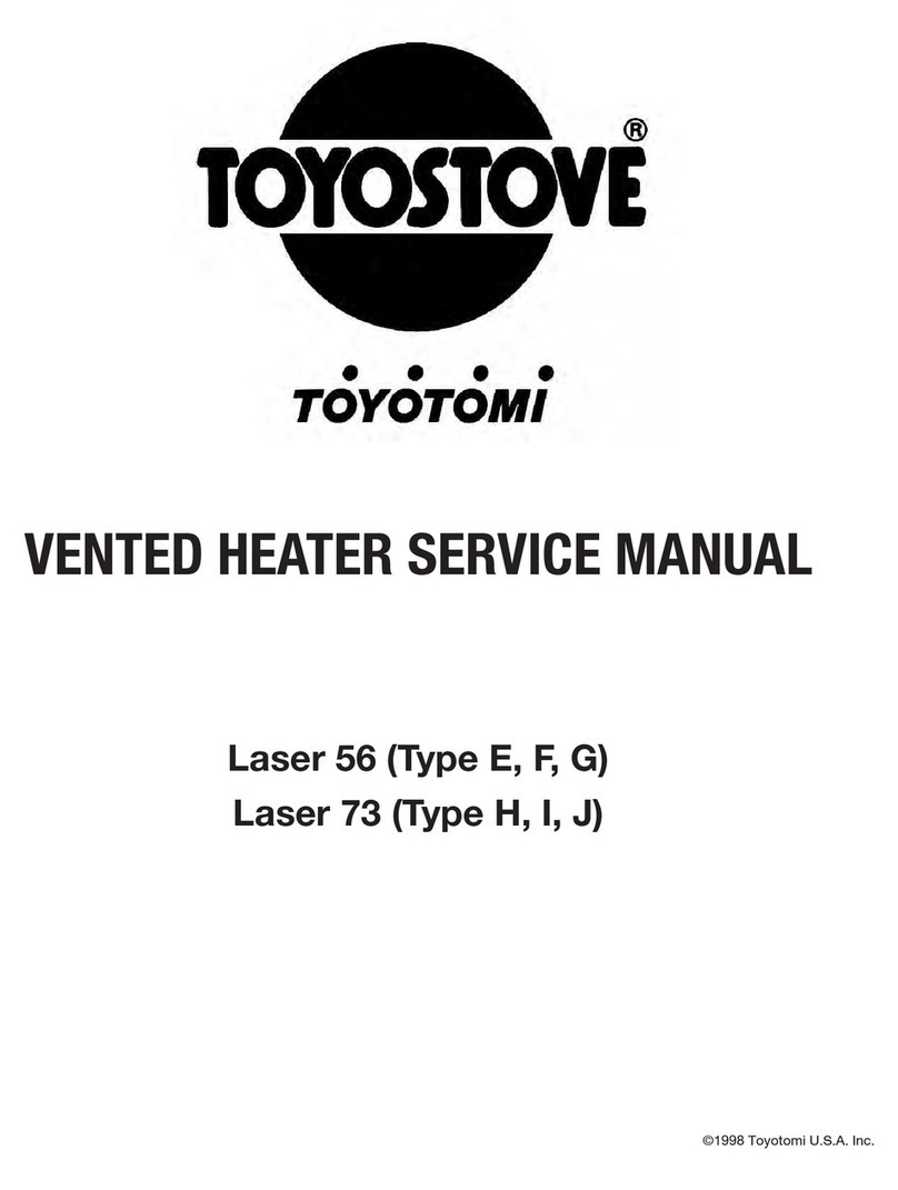Toyostove Laser 56 Service manual