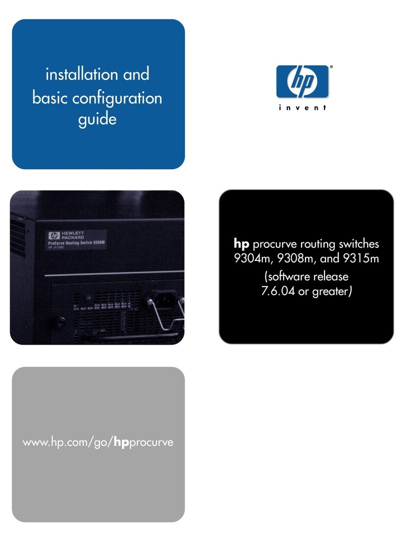 HP ProCurve 1600M Operator's manual HP ProCurve 1600M Operator's manual