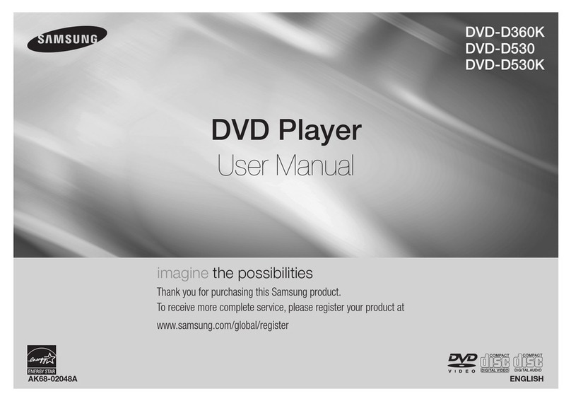 Samsung DVD-D360K User manual