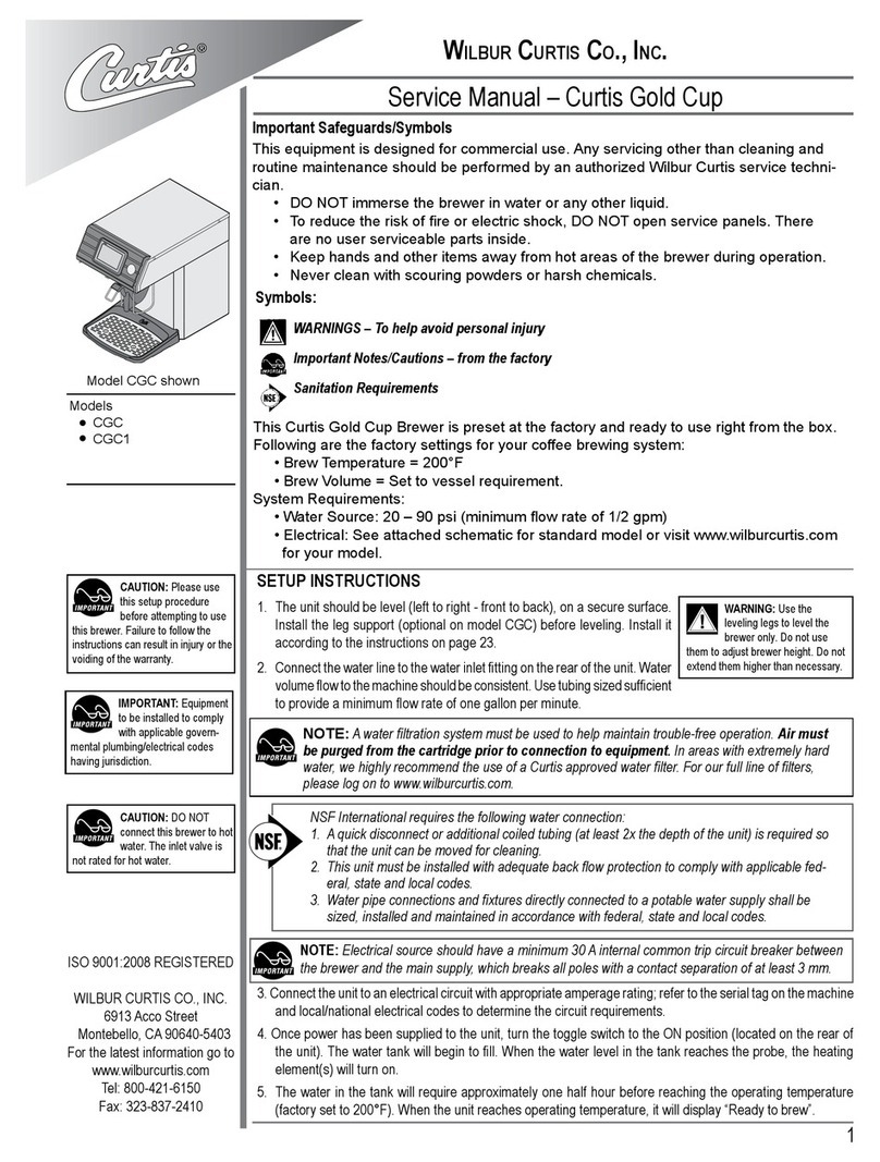 Curtis CGC User manual