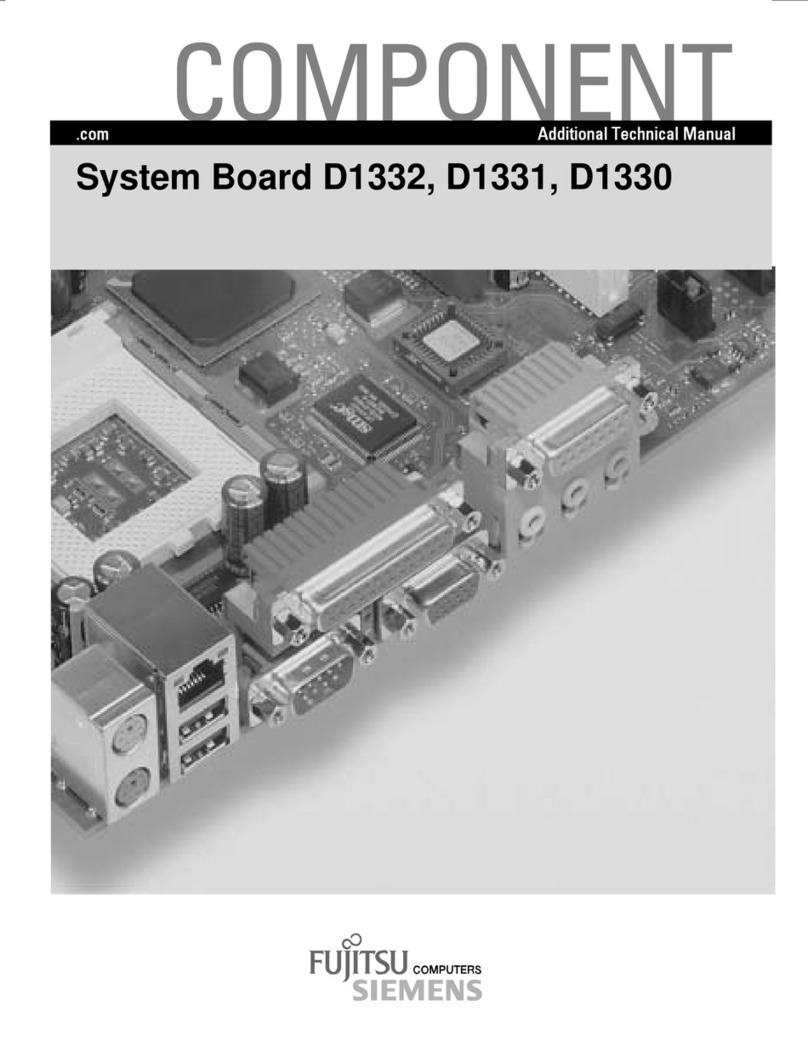 Fujitsu Siemens Computers D1332 Additional technical manual