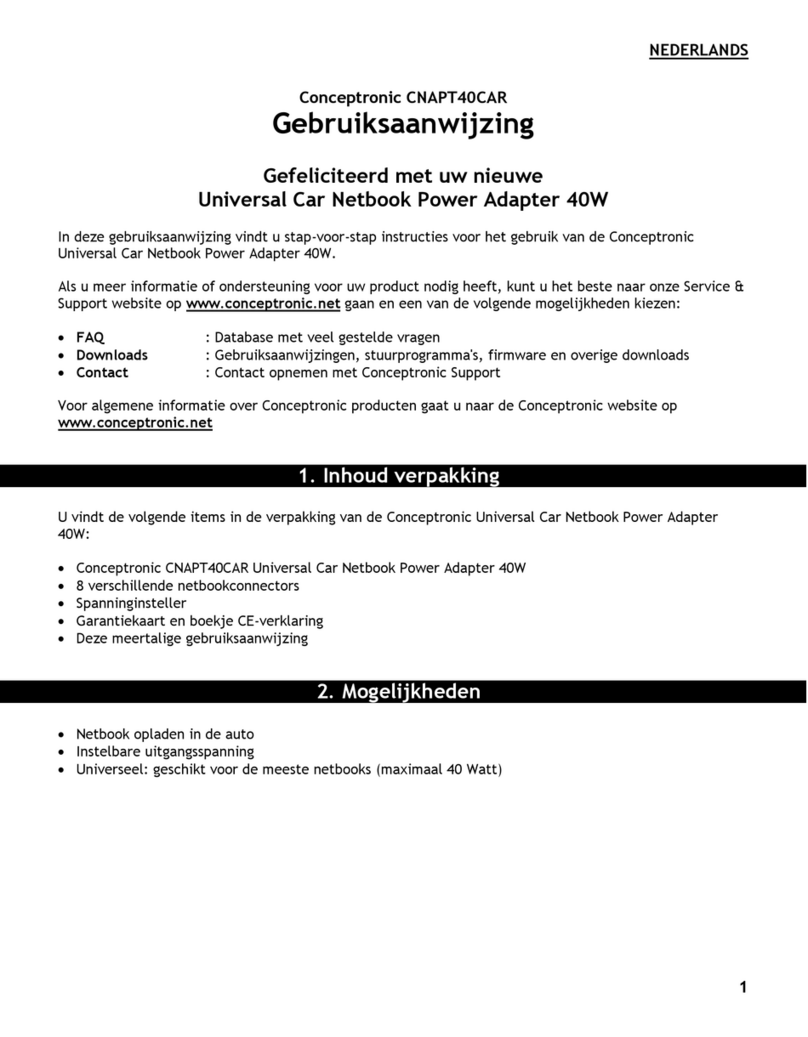 Conceptronic CNAPT40CAR User manual