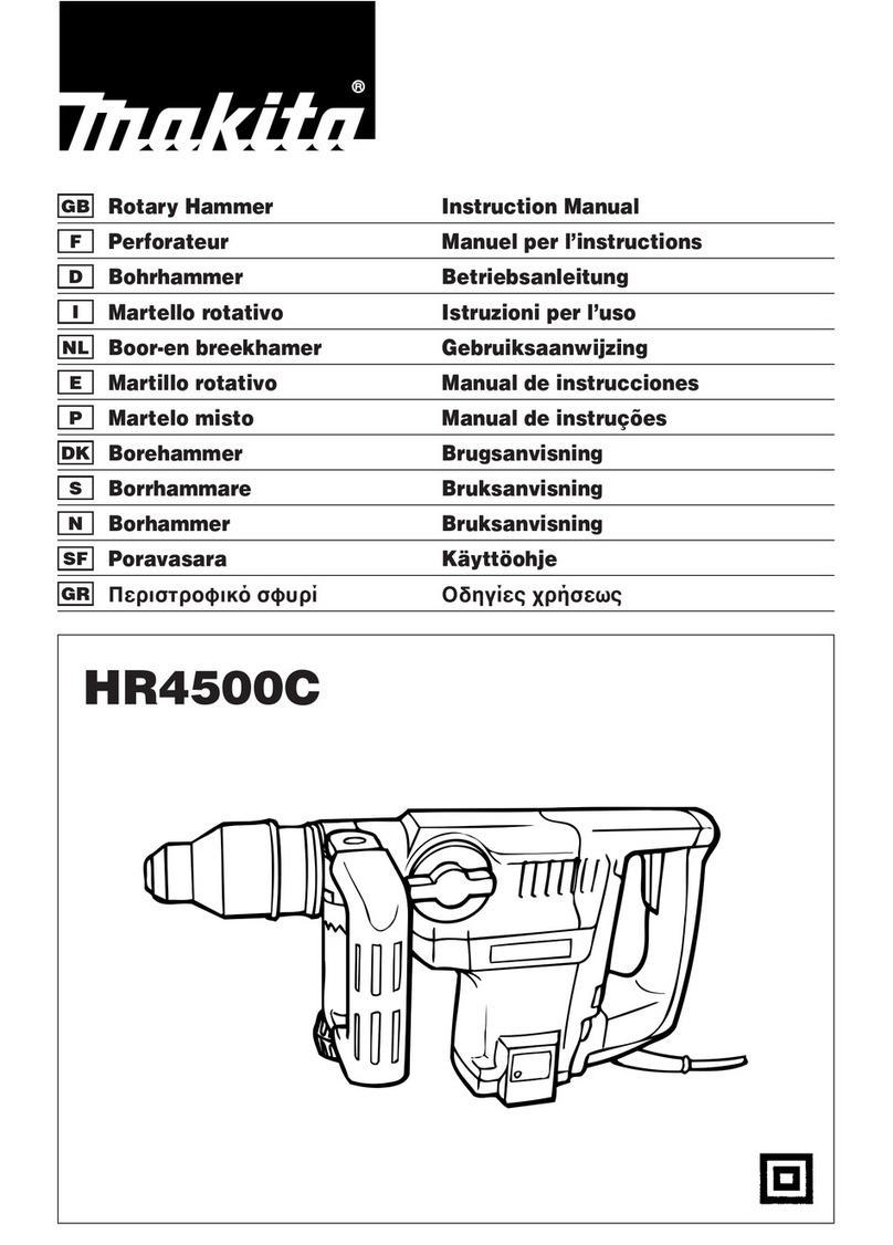 Makita HR4500C instruction manual