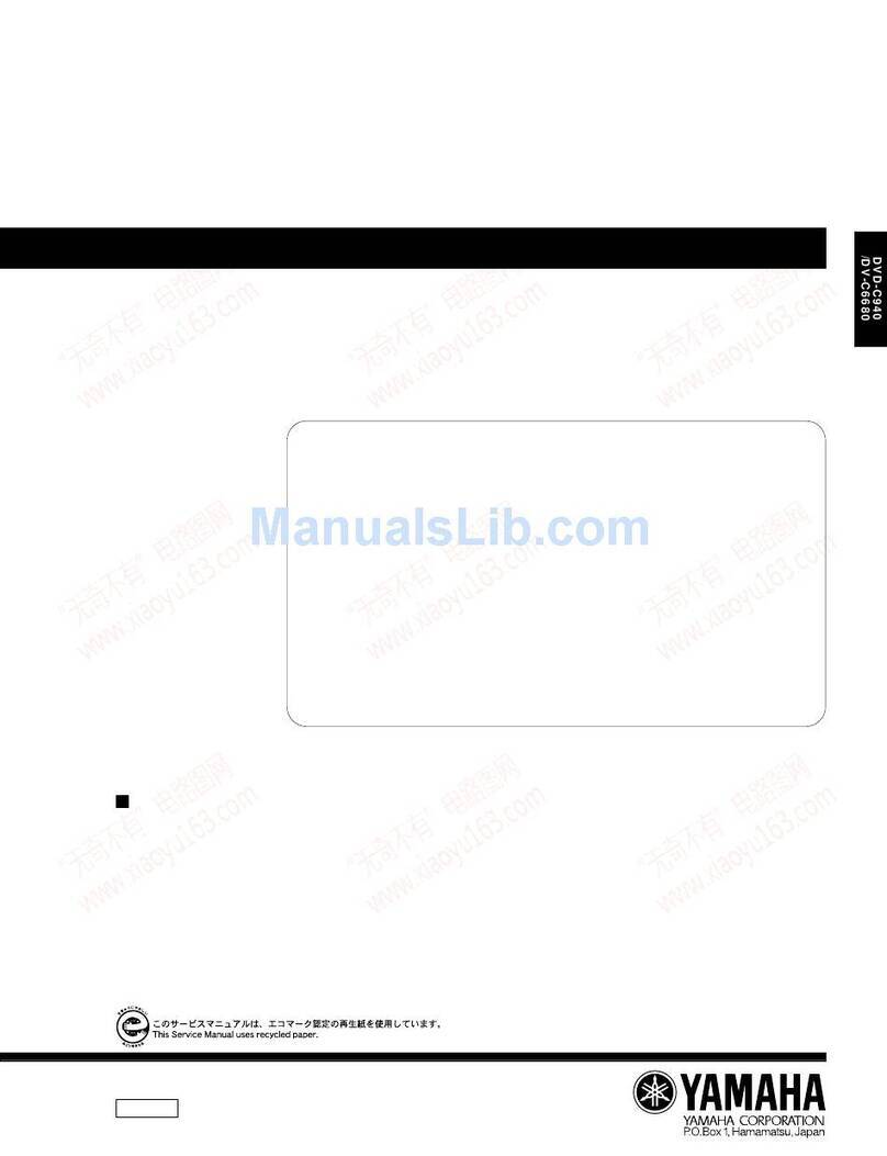 Yamaha DVD-C940 User manual