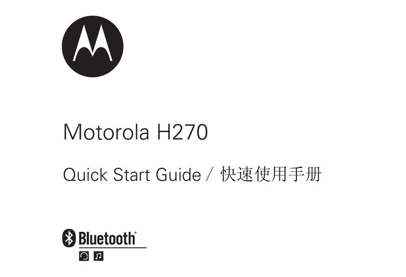 Motorola H270 - Headset - Over-the-ear User manual