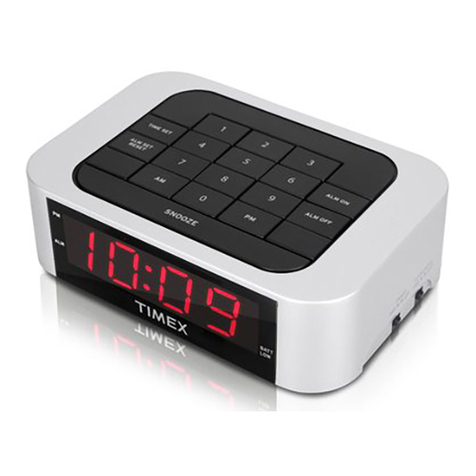 Timex T123 User manual