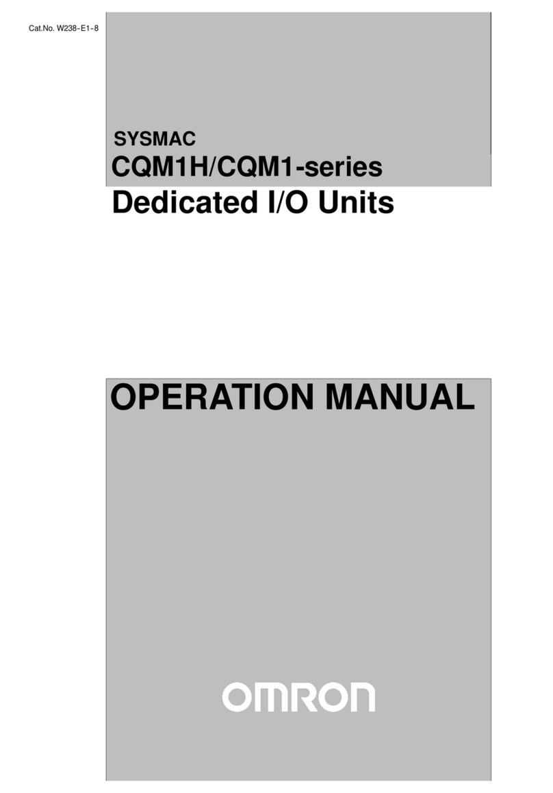 Omron CQM1H - 08-2005 Operation manual