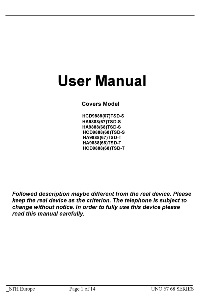 Bittel UNO Media HCD9888(67)TSD-S User manual