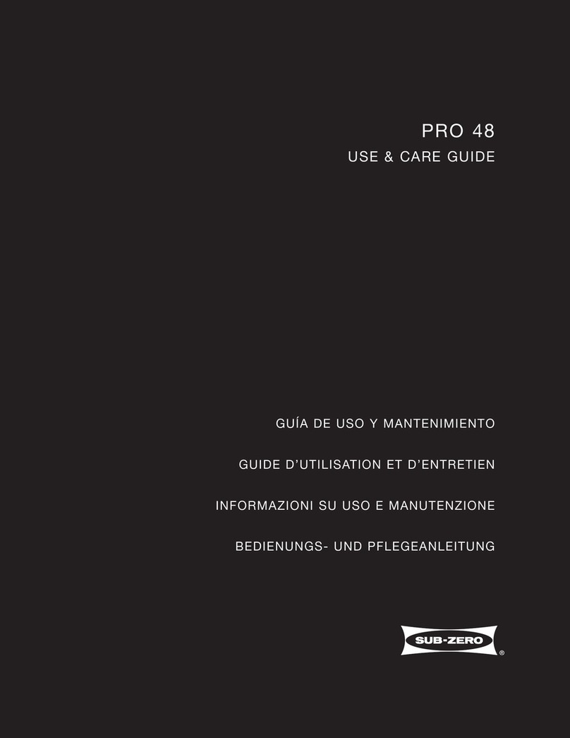 Sub-Zero ICB648PRO User manual