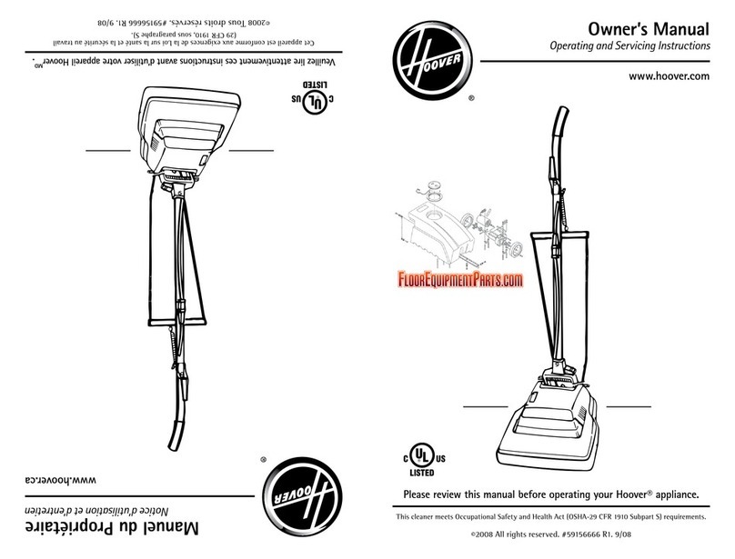 Hoover Guardsman C1631 User guide