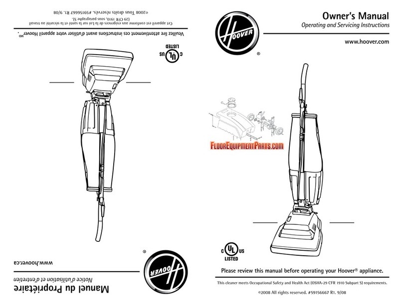 Hoover Guardsman C1633 User guide