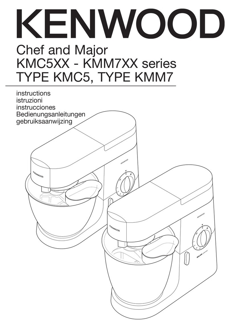 Kenwood Chef KMC5 series User manual
