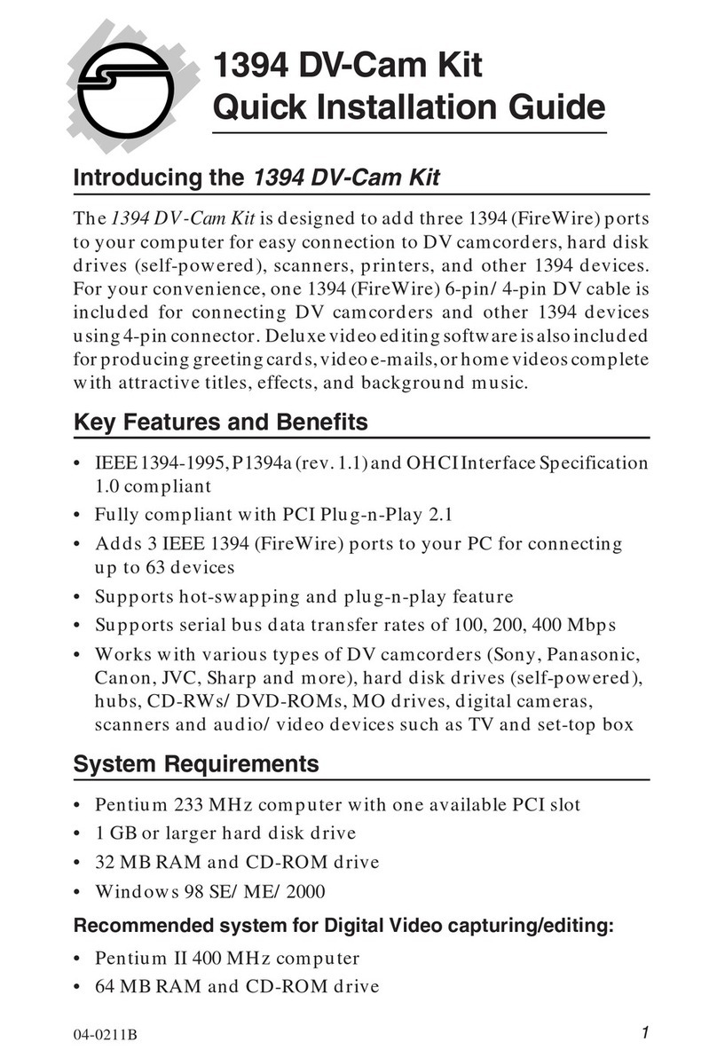 SIIG NN26 Series Quick installation guide SIIG NN26 Series Quick installation guide