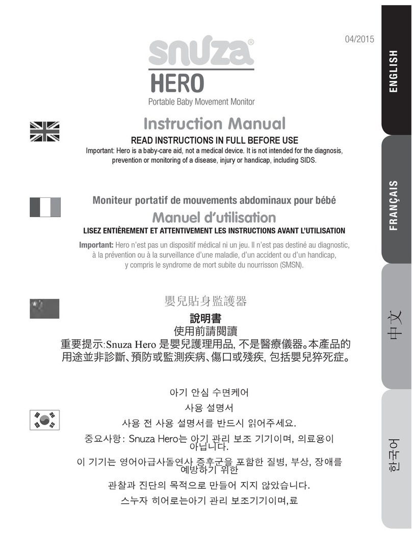 Snuza HERO instruction manual
