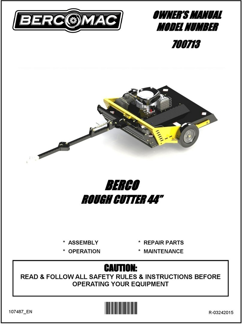 Bercomac 700713 owner's manual