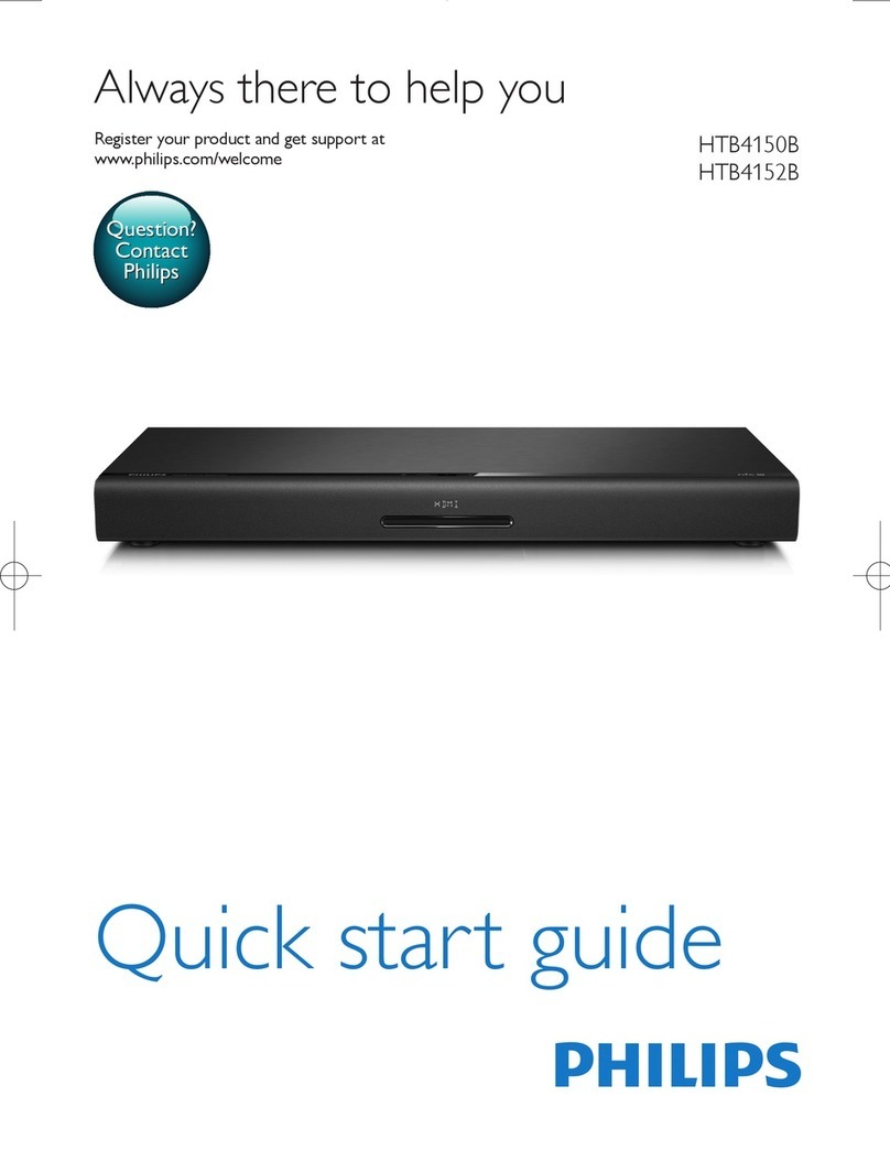 Philips HTB4150B User manual