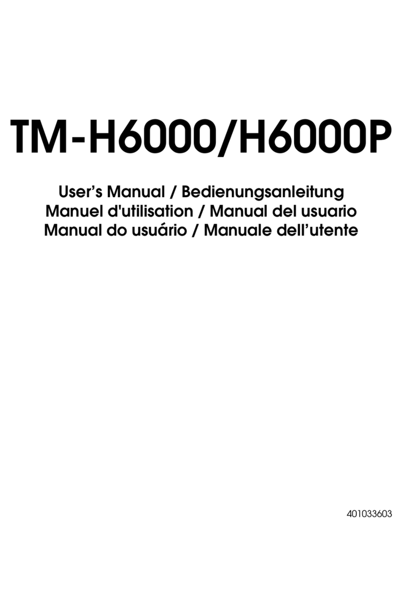 Epson TM-H6000 User manual