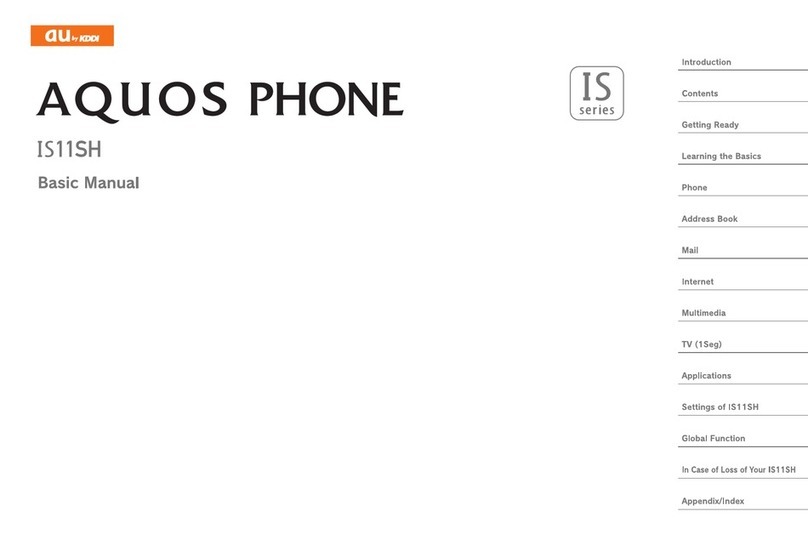 Aquos Phone IS11SH Installation guide