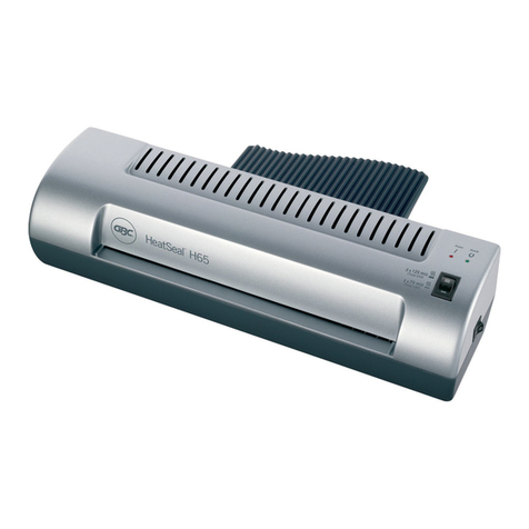 GBC HeatSeal H65 instruction manual