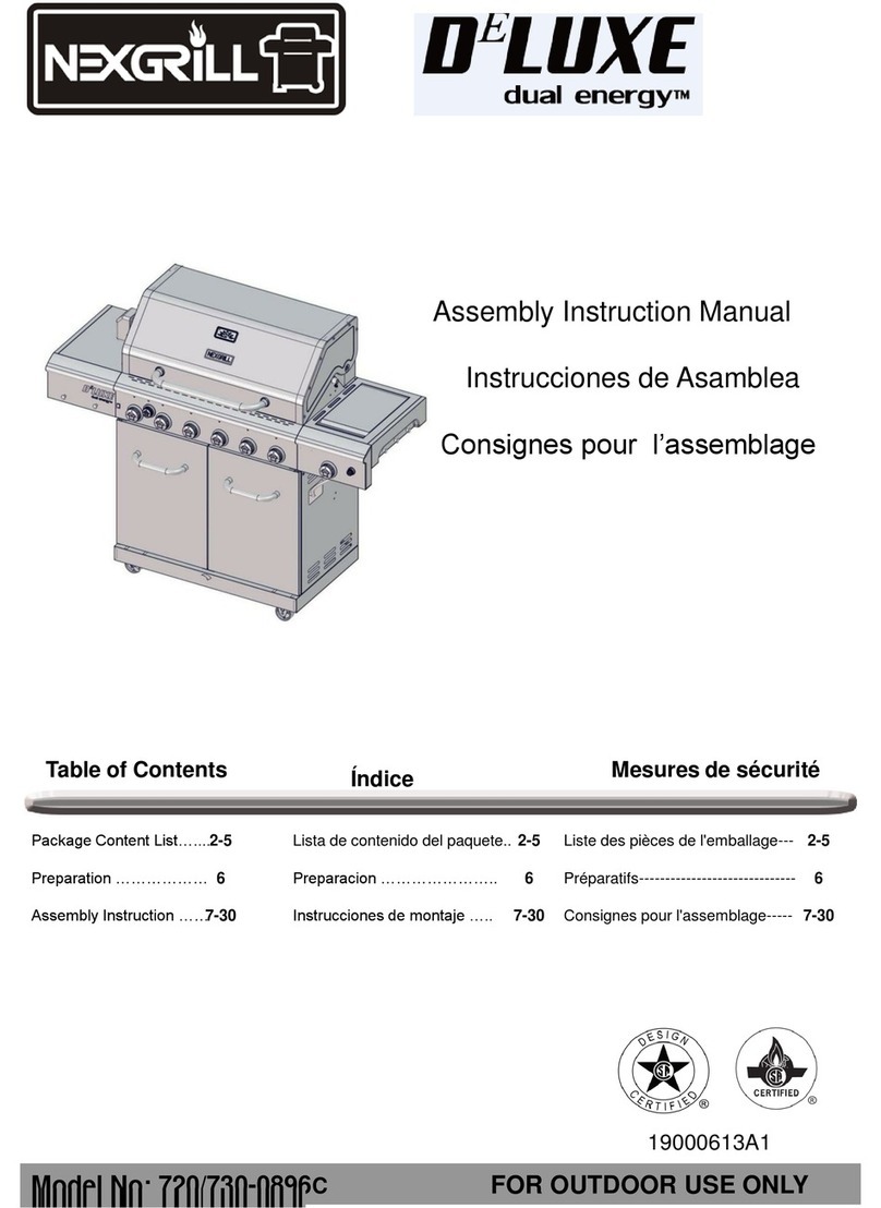 Nexgrill 720-0896C Installation guide