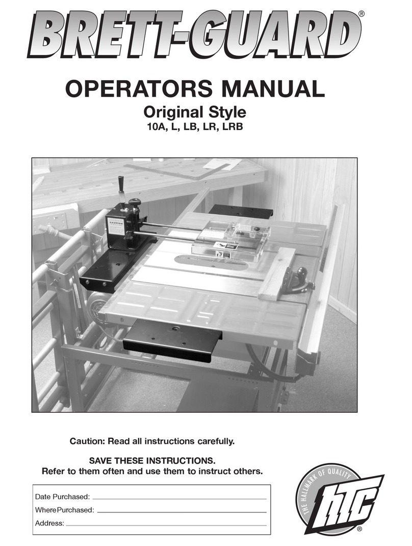 Brett-Guard 10A Operator's manual
