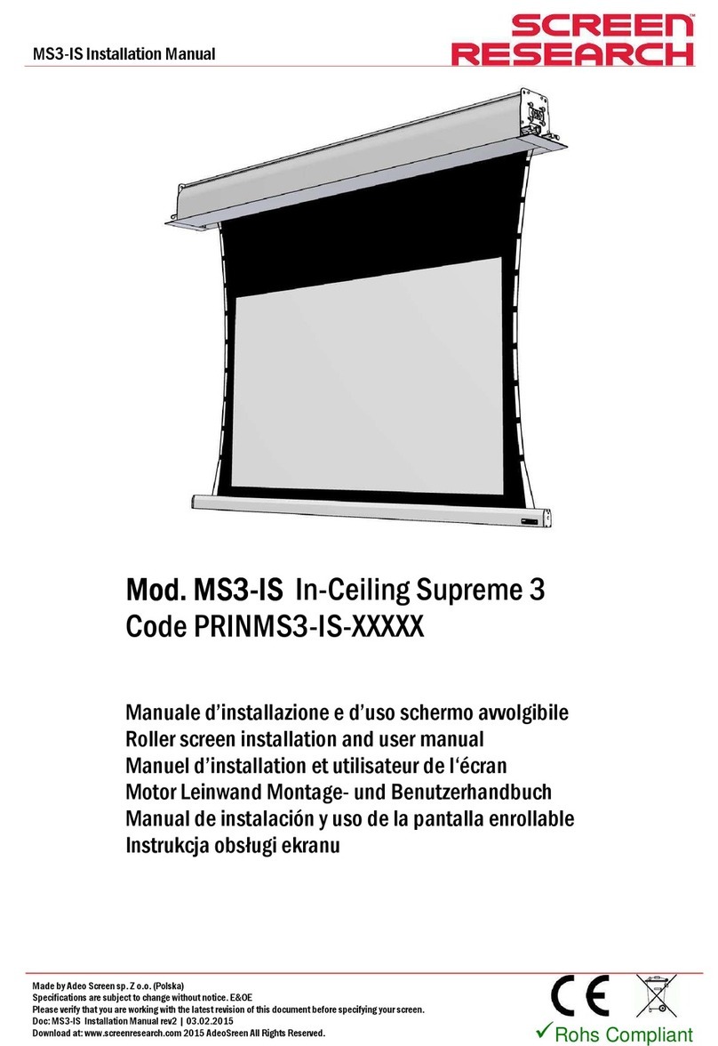 Screen Research MS3-IS User manual