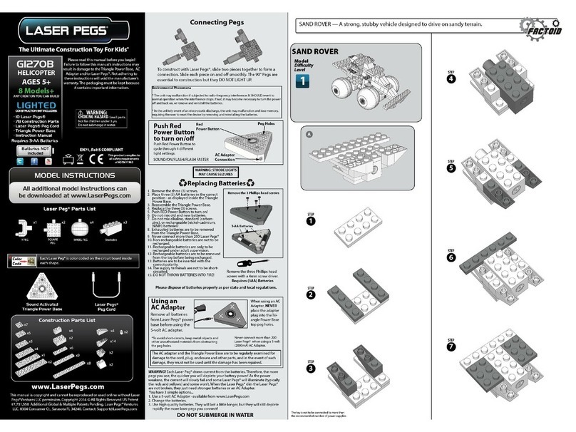 LaserPegs G1270B User manual LaserPegs G1270B User manual