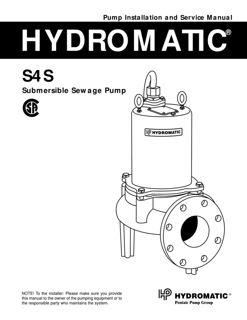 Hydromatic S4S Installation and service manual