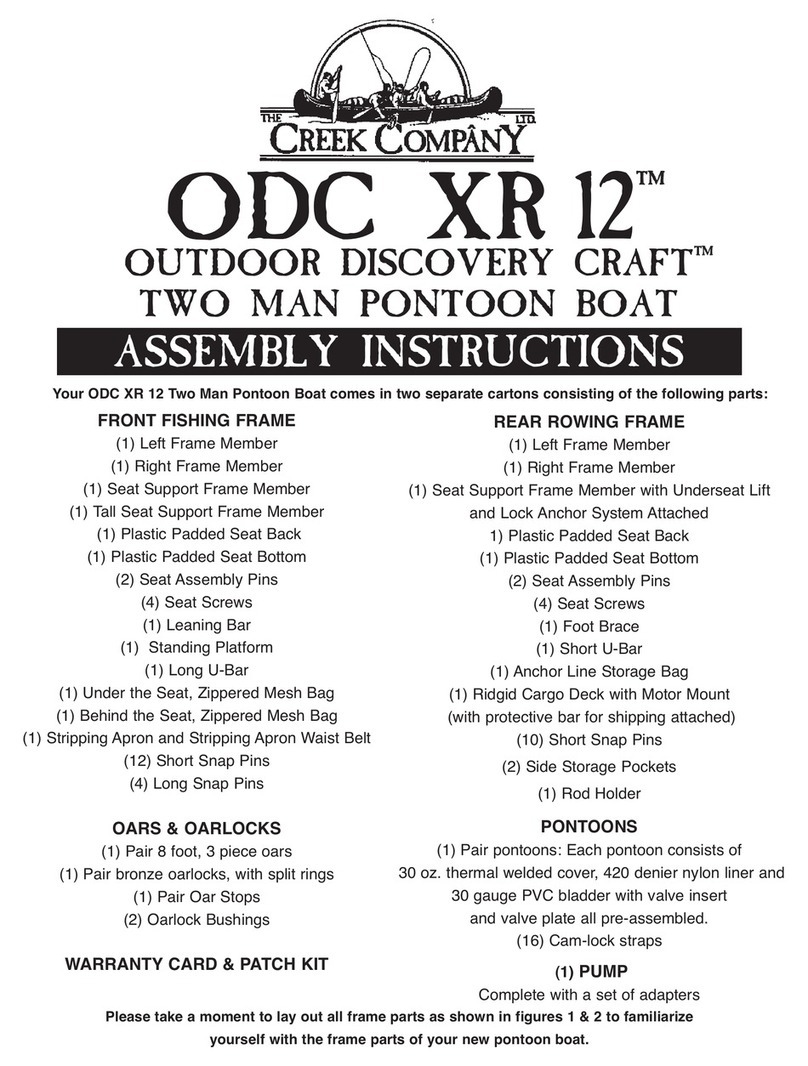 Creek Company ODC XR 12 Assembly instructions