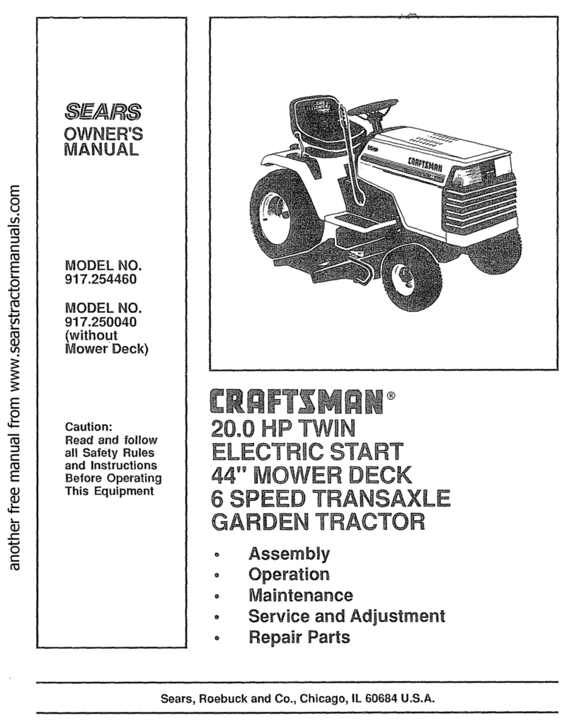 Craftsman 917.254460 owner's manual
