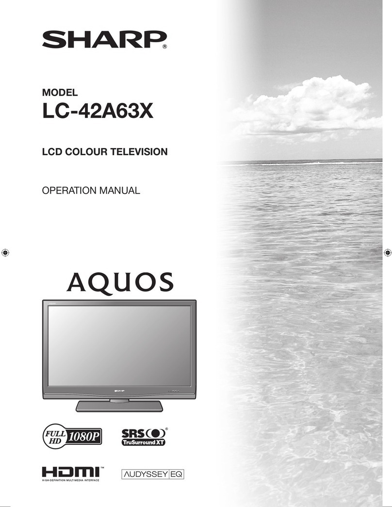 Sharp AQUOS LC-42A63X User manual