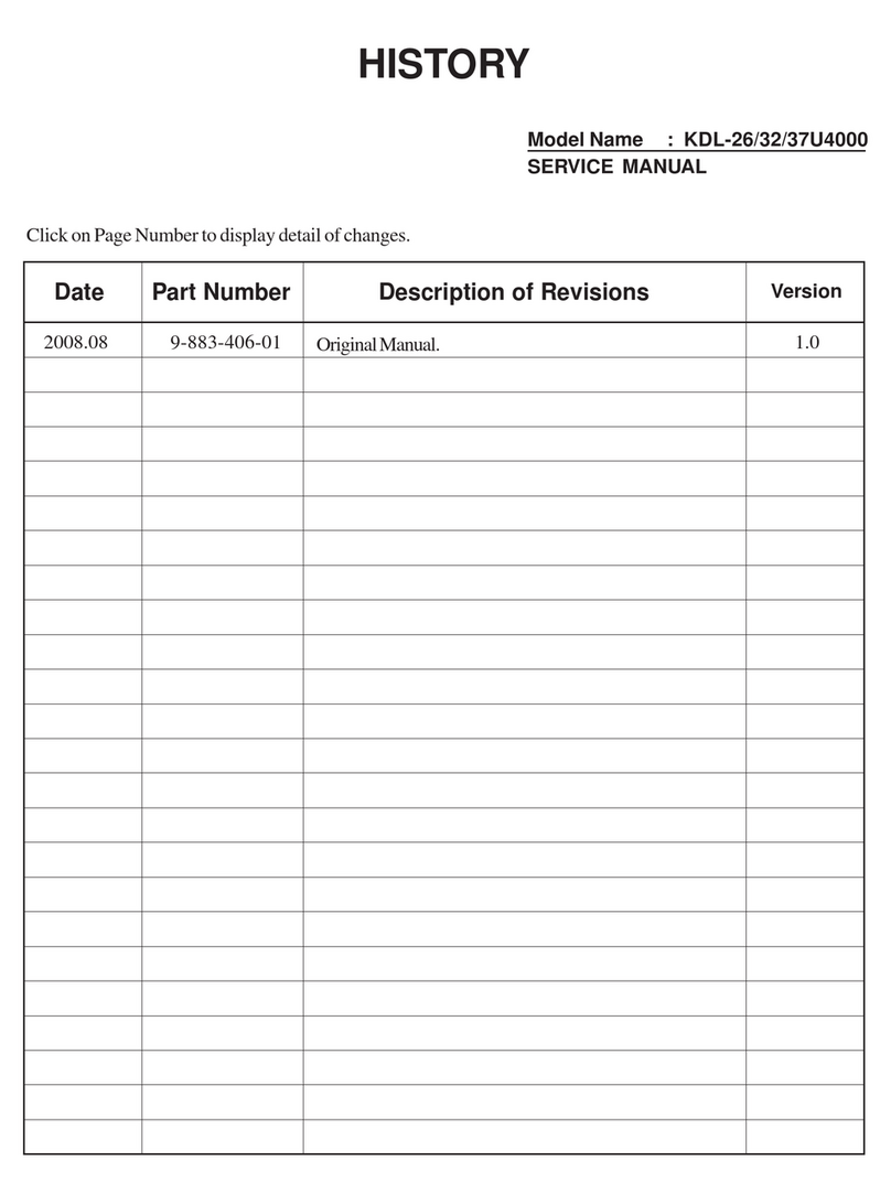 Sony KDL-26U4000 User manual Sony KDL-26U4000 User manual