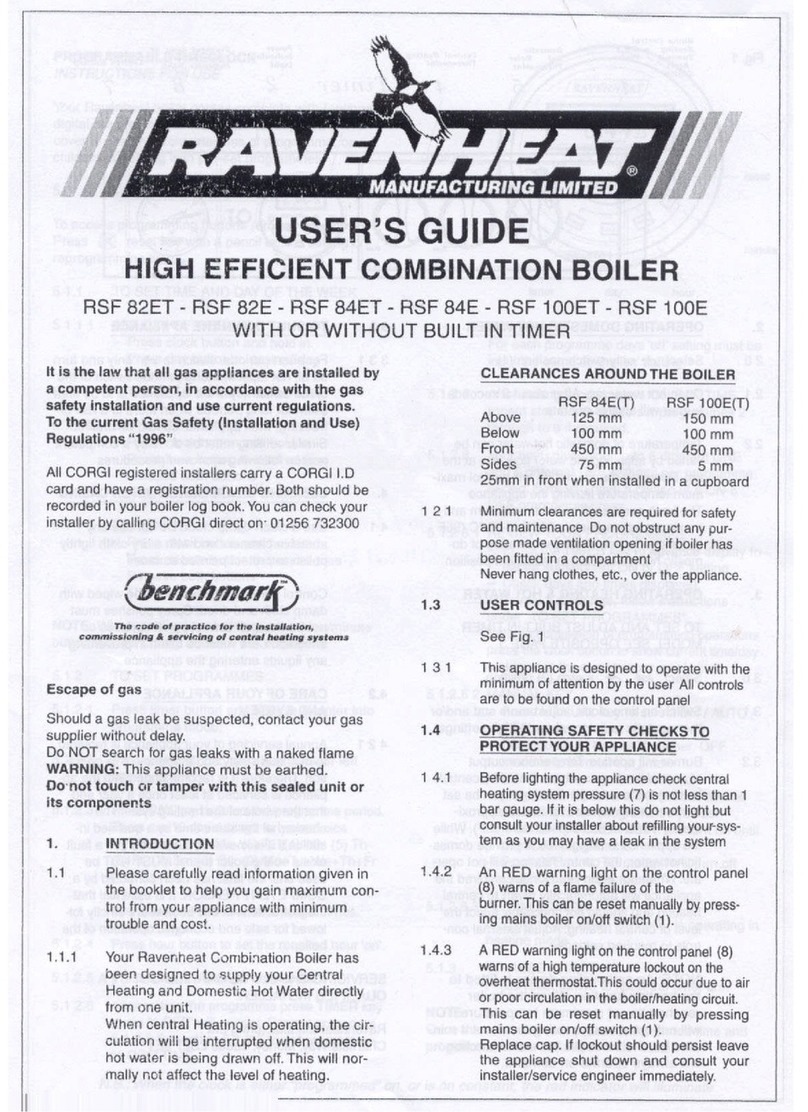 Ravenheat RSF 82ET User manual