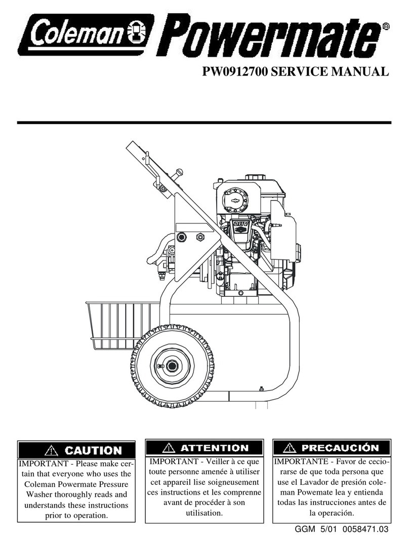 Coleman Powermate PW0912700 User manual