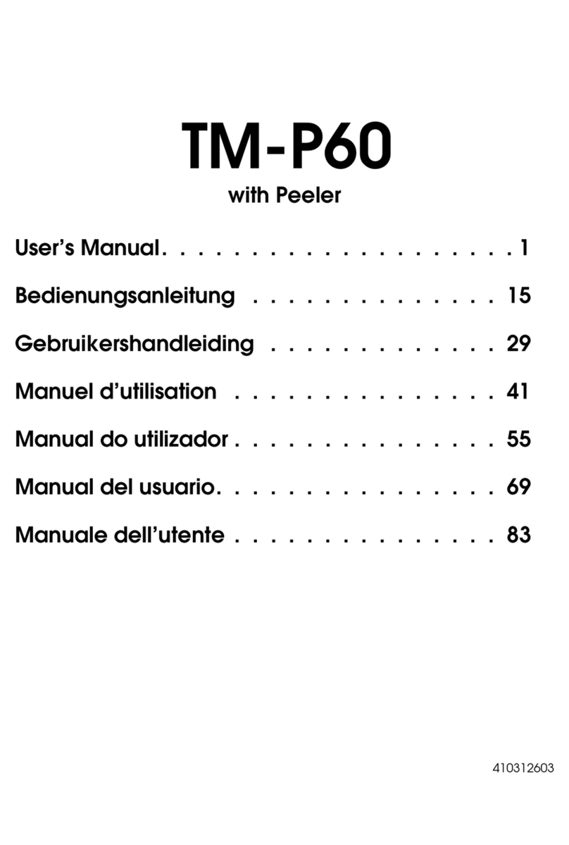 Epson Mobilink TM-P60 User manual