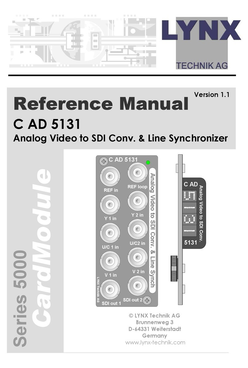 Lynx CardModule C AD 5131 User manual