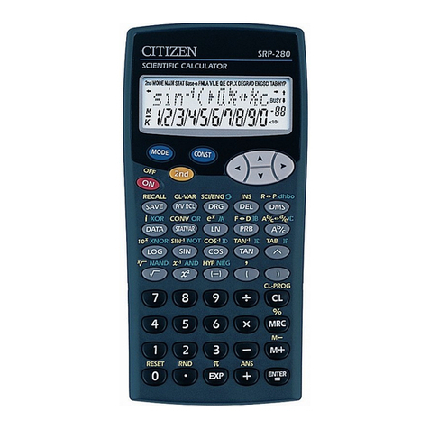 Citizen SRP-280 instruction manual