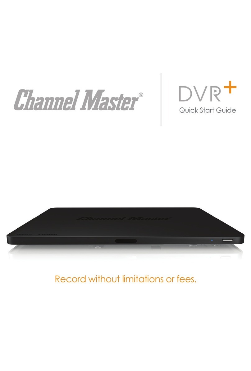 Channel Master DVR+ quick start guide