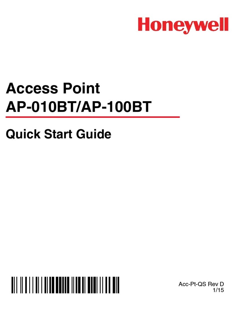 Honeywell FocusBT AP-100-BT quick start guide Honeywell FocusBT AP-100-BT quick start guide