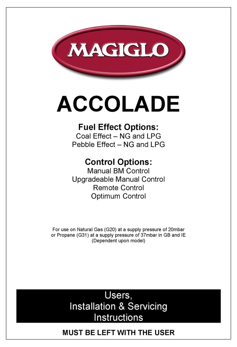 Magiglo ACCOLADE User, installation & servicing instructions