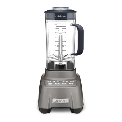Cuisinart Hurricane CBT-1500 Service manual