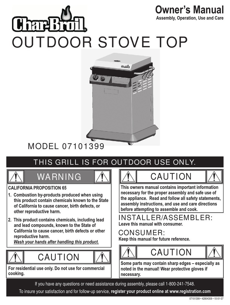 Char-Broil 7101399 owner's manual
