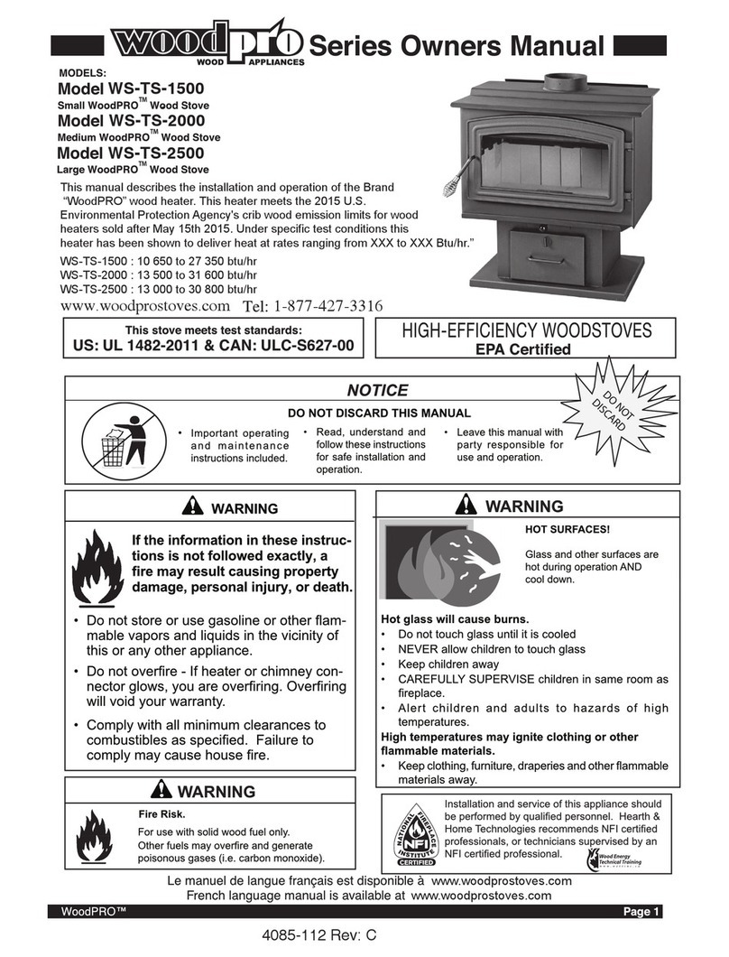 WoodPro WS-TS-1500 owner's manual