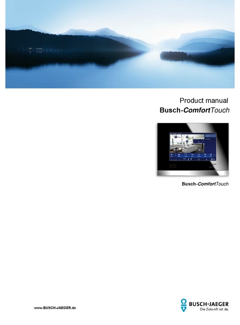 Busch-Jaeger Busch-ComfortTouch product manual